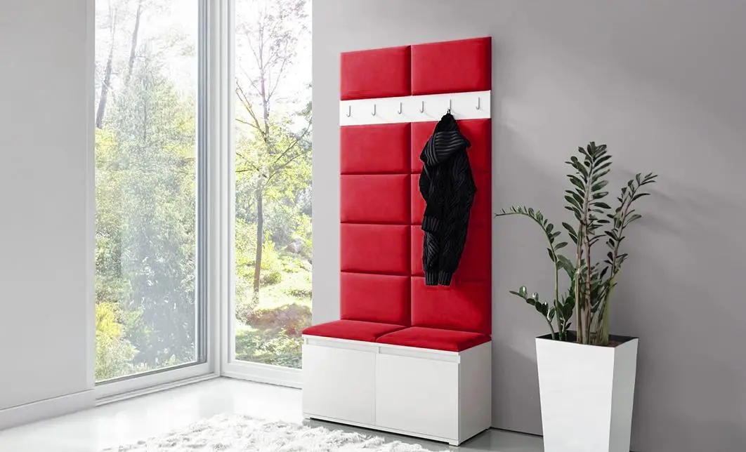 Cuier Hol Max 1, Alb/Rosu - Trinity 24