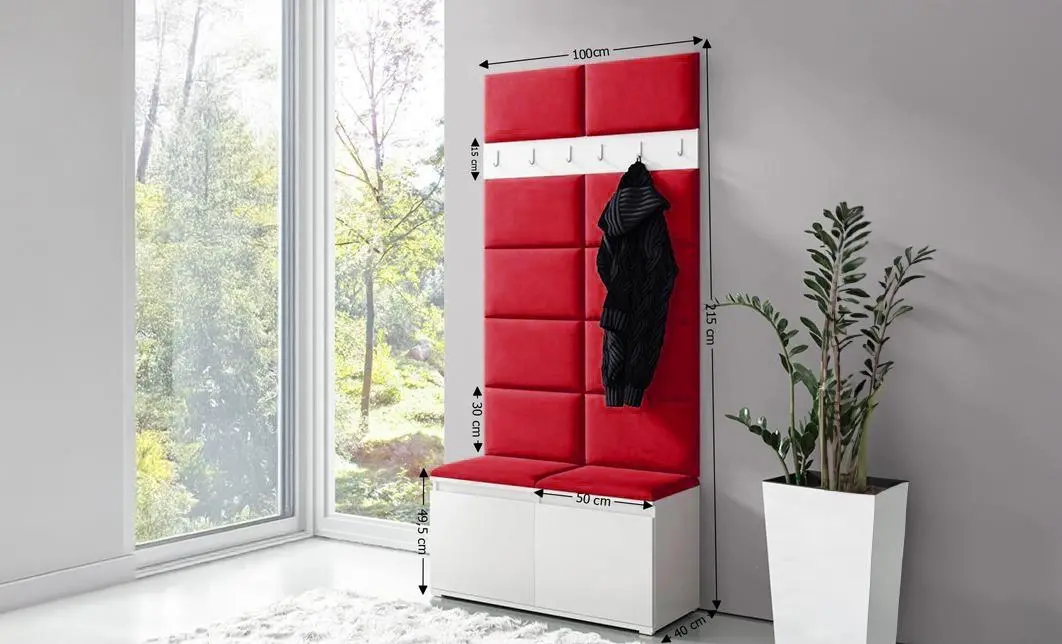 Cuier Hol Max 1, Alb/Rosu - Trinity 24 1