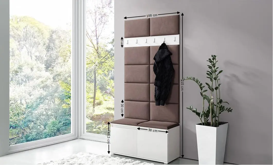 Cuier Hol Max 1, Alb/Maro - Trinity 6 1