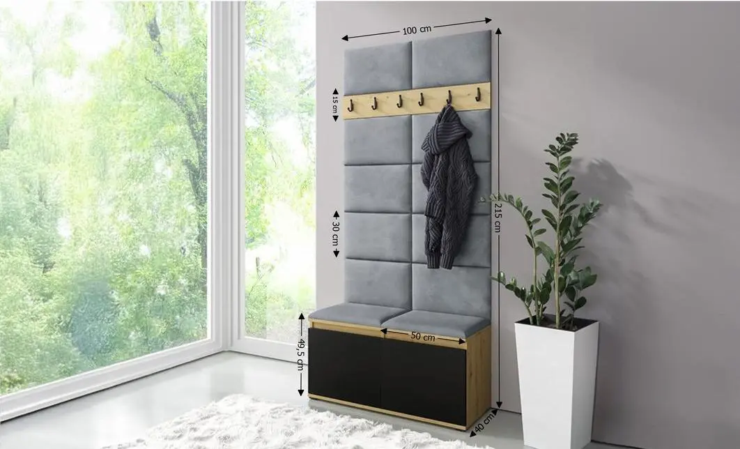 Cuier Hol Max 1, Artisan/Gri - Trinity 14 1