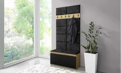 Cuier Hol Max 1, Artisan/Negru - Trinity 16