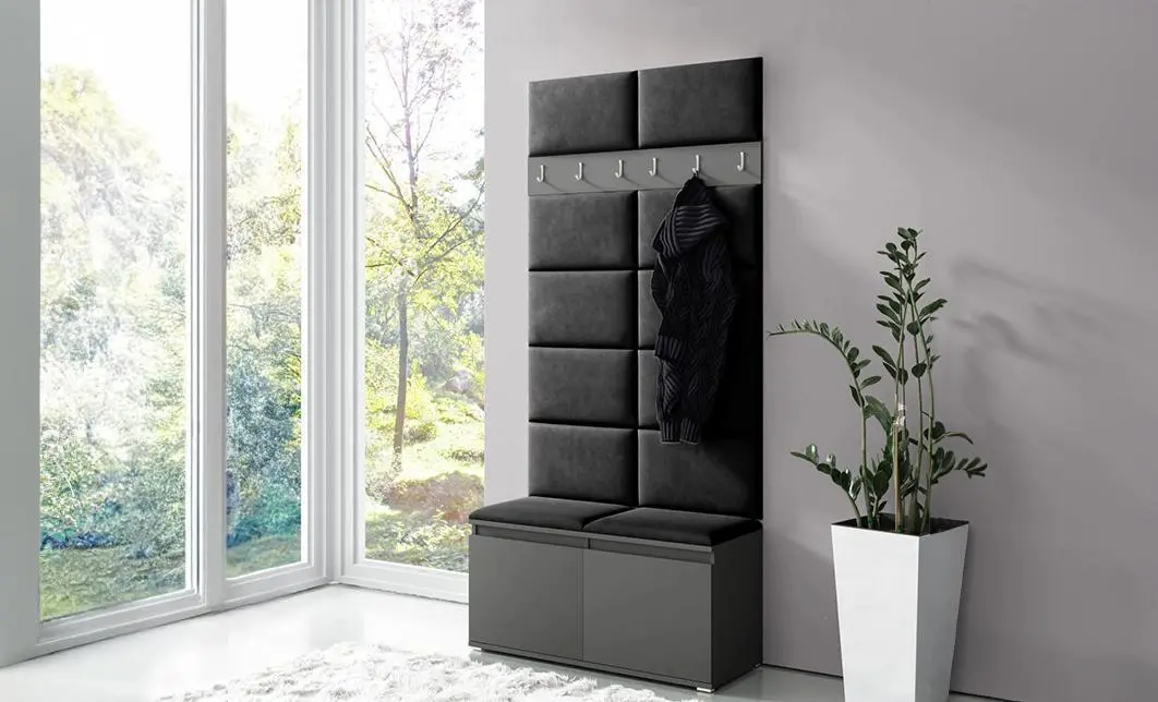 Cuier Hol Max 1, Grafit/Negru - Trinity 16