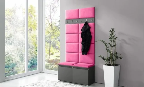 Cuier Hol Max 1, Grafit/Roz - Trinity 10