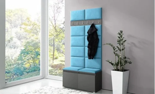 Cuier Hol Max 1, Grafit/Albastru - Trinity 13