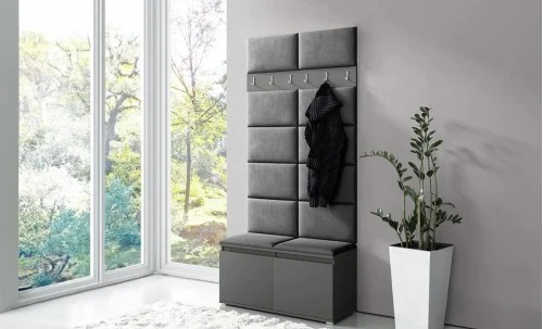 Cuier Hol Max 1, Grafit/Gri - Trinity 15