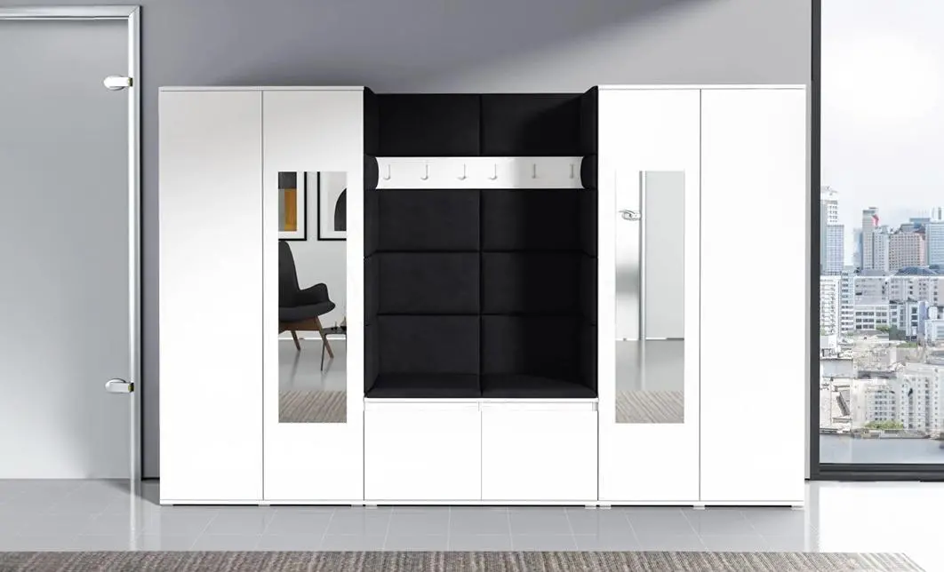 Cuier Hol Max 10, Alb/ Negru - Trinity 16