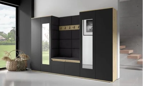 Cuier Hol Max 10, Artisan/ Negru - Trinity 16