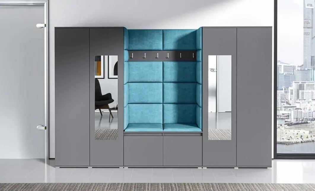 Cuier Hol Max 10, Grafit/ Albastru - Trinity 13