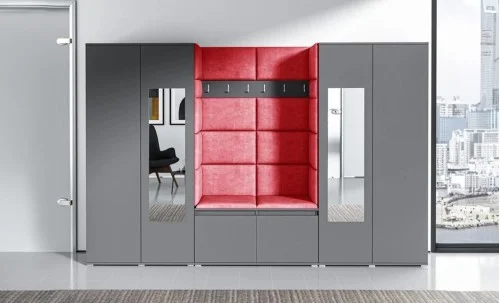 Cuier Hol Max 10, Grafit/ Rosu - Trinity 9