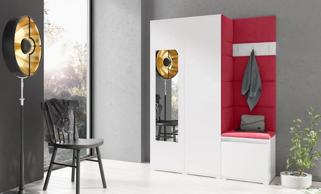 Cuier Hol Max 11, Alb/Rosu - Trinity 9