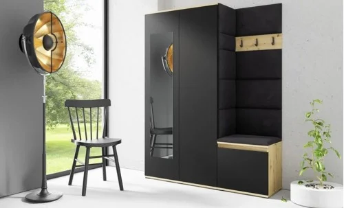 Cuier Hol Max 11, Artisan/Negru - Trinity 16