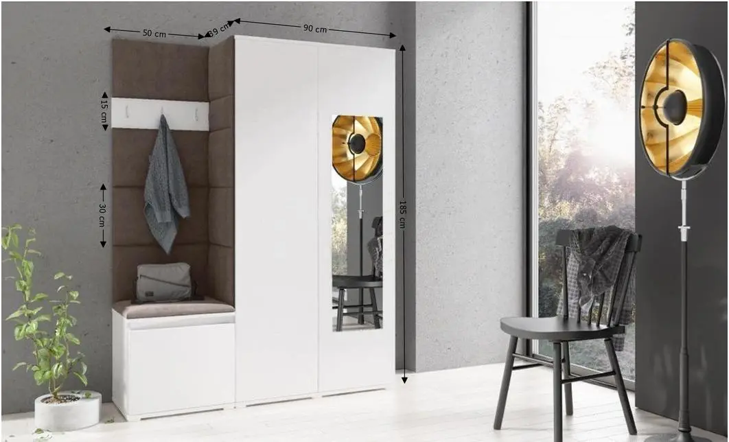 Cuier Hol Max 11, Alb/Maro - Trinity 6 1