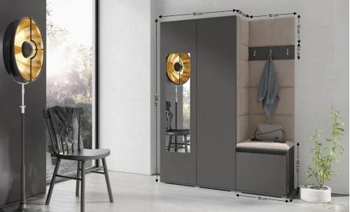 Cuier Hol Max 11,  Grafit/Bej - Trinity 3