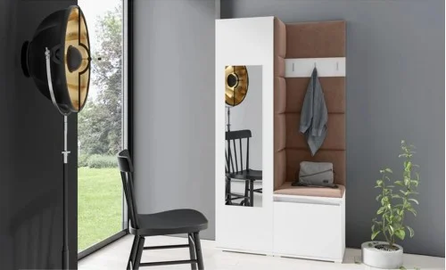 Cuier Hol Max 13, Alb/ Maro - Trinity 7