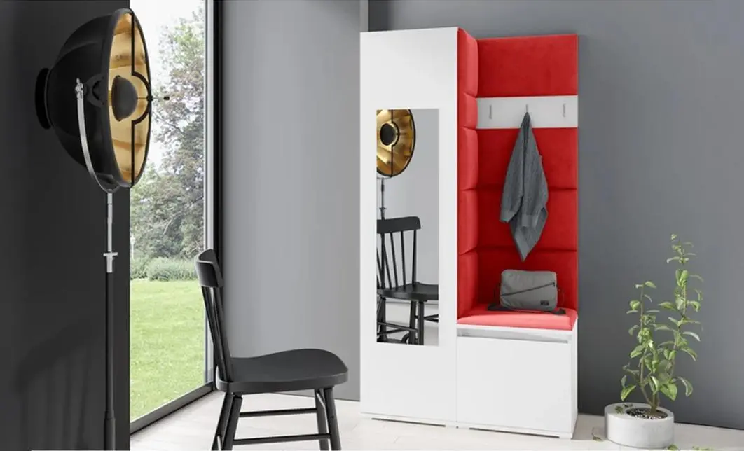 Cuier Hol Max 13, Alb/ Rosu - Trinity 9