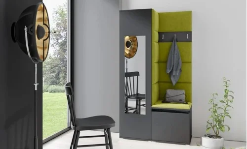 Cuier Hol Max 13, Grafit/ Verde - Trinity 12