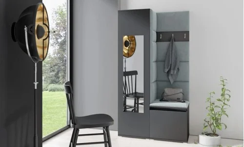 Cuier Hol Max 13, Grafit/ Gri - Trinity 14