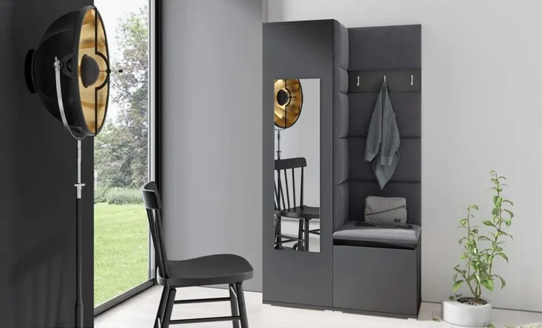 Cuier Hol Max 13, Grafit/ Negru - Trinity 16