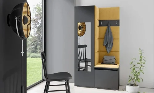 Cuier Hol Max 13, Grafit/ Galben - Trinity 18