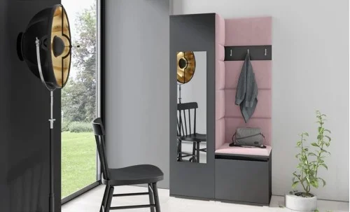 Cuier Hol Max 13, Grafit/ Roz - Trinity 19