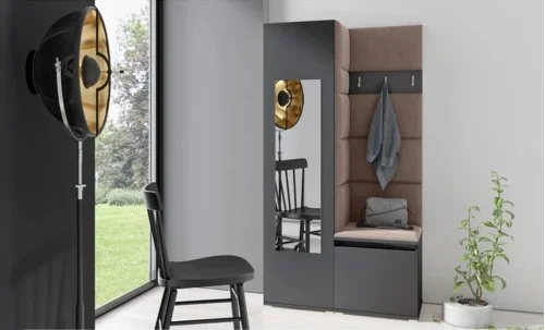 Cuier Hol Max 13, Grafit/ Maro - Trinity 6