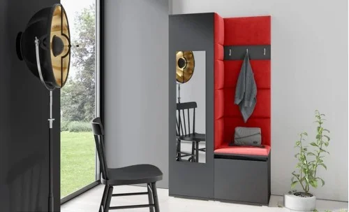 Cuier Hol Max 13, Grafit/ Rosu - Trinity 9