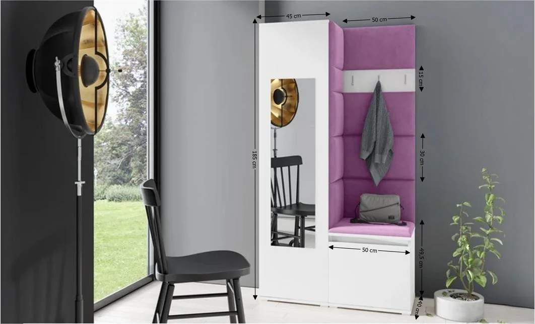 Cuier Hol Max 13, Alb/ Mov - Trinity 11 1