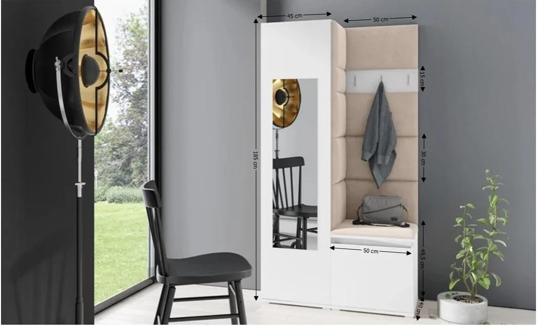 Cuier Hol Max 13, Alb/ Bej - Trinity 2 1