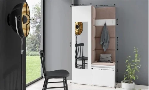 Cuier Hol Max 13, Alb/ Maro - Trinity 5