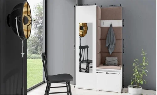 Cuier Hol Max 13, Alb/ Maro - Trinity 6