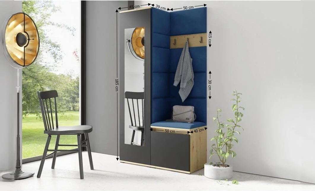 Cuier Hol Max 13, Artisan/ Albastru - Trinity 31 1