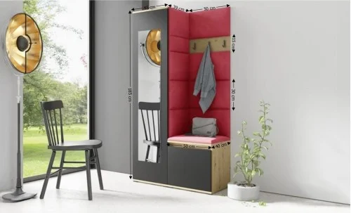 Cuier Hol Max 13, Artisan/ Rosu - Trinity 9