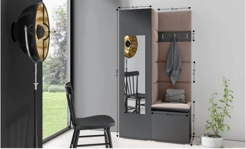 Cuier Hol Max 13, Grafit/ Maro - Trinity 5