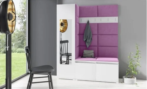 Cuier Hol Max 14, Alb/Mov - Trinity 11