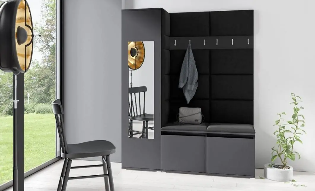 Cuier Hol Max 14, Grafit/Negru - Trinity 16