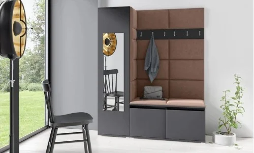 Cuier Hol Max 14, Grafit/Maro - Trinity 7