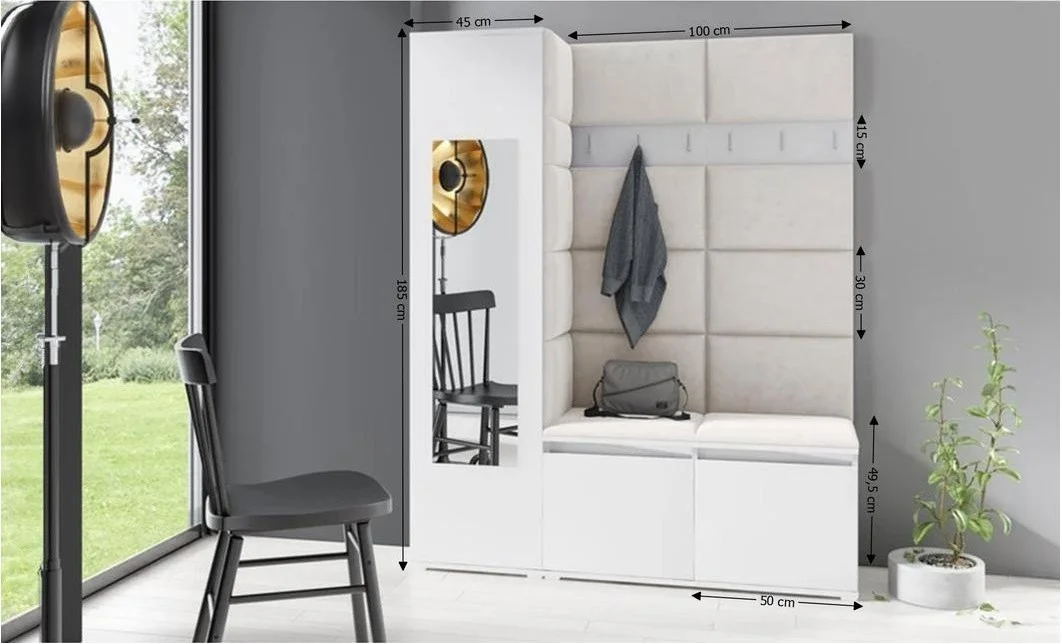 Cuier Hol Max 14, Alb/Crem - Trinity 1 1