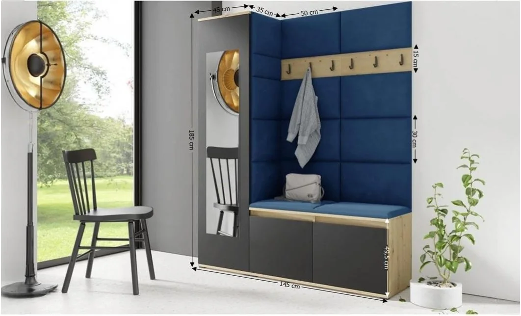 Cuier Hol Max 14, Artisan/Albastru - Trinity 31 1