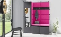 Cuier Hol Max 14, Grafit/Roz - Trinity 10 1