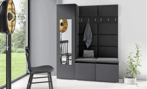 Cuier Hol Max 14, Grafit/Gri - Trinity 15