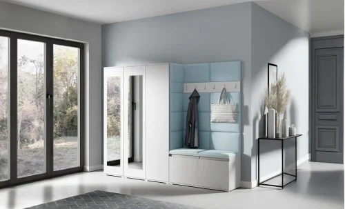 Cuier Hol Max 15, Alb/ Albastru - Trinity 22