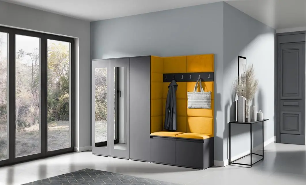 Cuier Hol Max 15, Grafit/ Portocaliu - Trinity 26