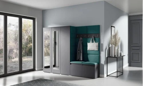 Cuier Hol Max 15, Grafit/ Verde - Trinity 28