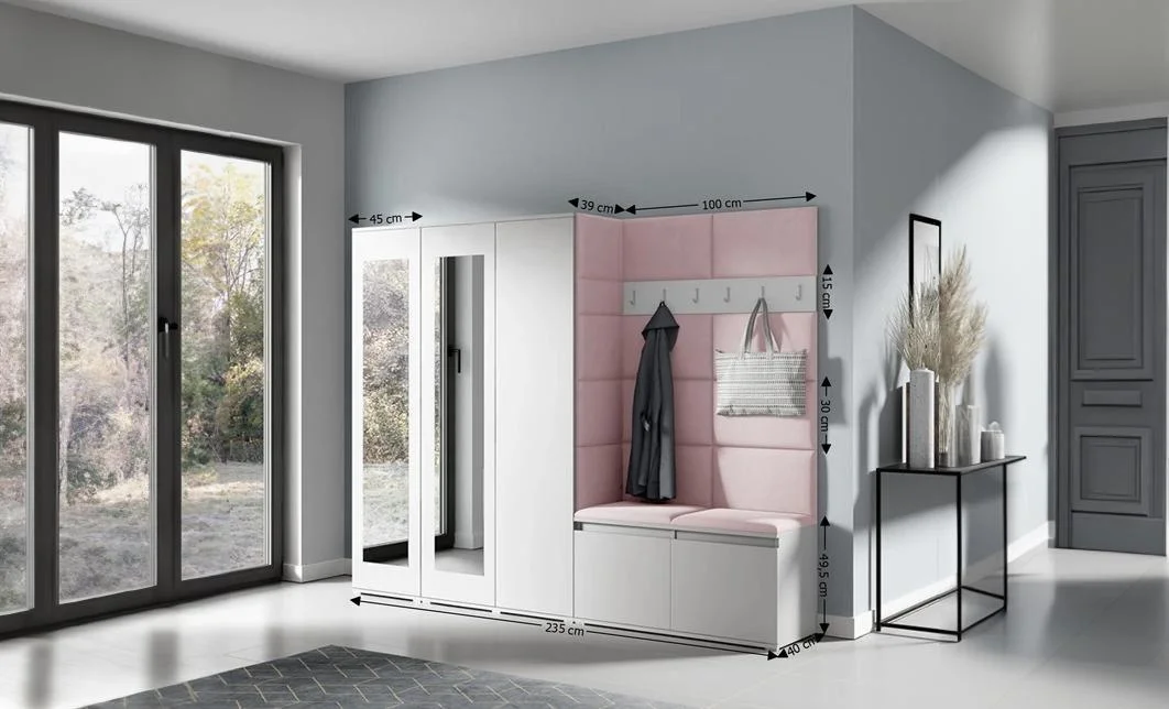 Cuier Hol Max 15, Alb/ Roz - Trinity 19 1