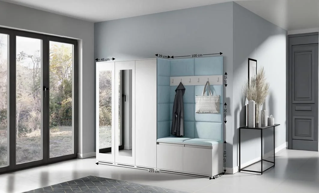 Cuier Hol Max 15, Alb/ Albastru - Trinity 22 1