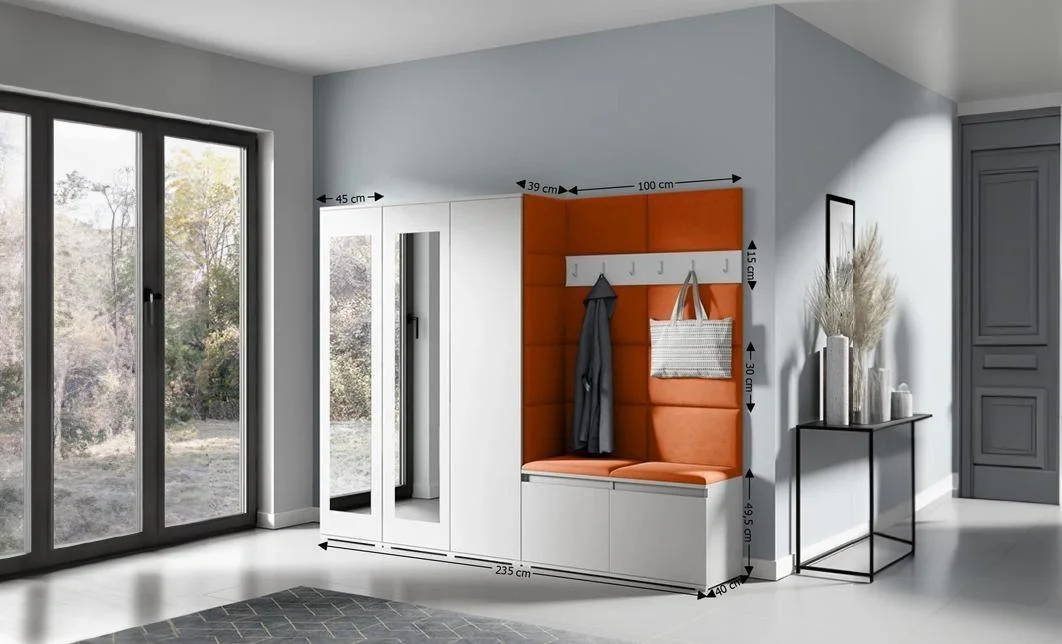 Cuier Hol Max 15, Alb/ Portocaliu - Trinity 25 1