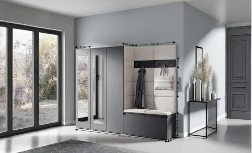 Cuier Hol Max 15, Grafit/ Crem - Trinity 1