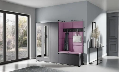 Cuier Hol Max 15, Grafit/ Mov - Trinity 11