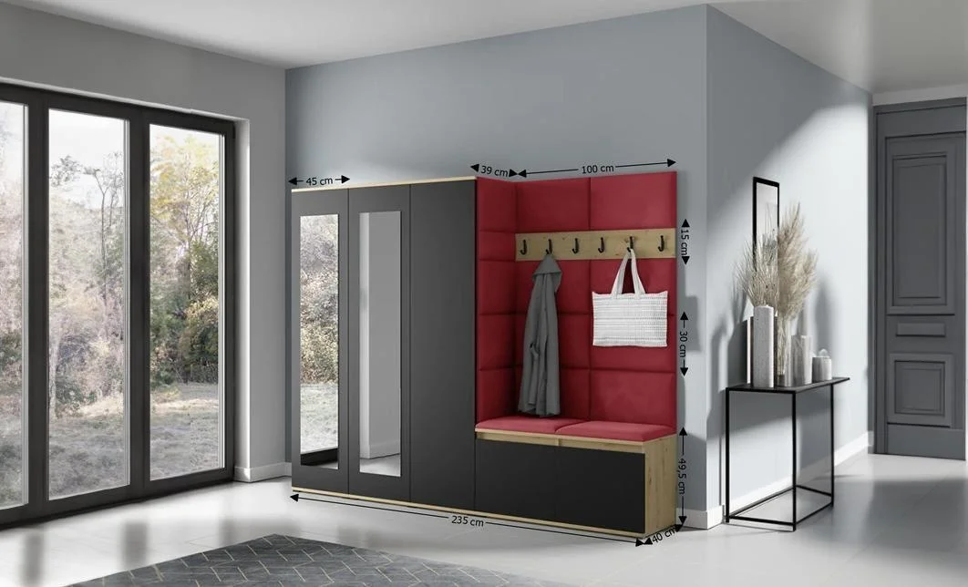 Cuier Hol Max 15, Artisan/ Rosu - Trinity 24 1