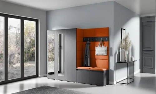 Cuier Hol Max 15, Grafit/ Portocaliu - Trinity 25